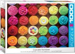 EUROGRAPHICS 1000 db-os puzzle - Cupcake Rainbow (6000-5625)