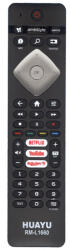 Huayu Telecomanda Smart TV Philips Huayu, 8 m, buton Netflix, Youtube, Rokuten TV (RM-L1660)
