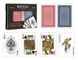 AS Set pachete carti Royal Canasta Poker, din plastic, 2 buc/set As Toys RBA025D205-AB512LR Joc de societate