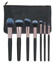 Tools For Beauty Set pensule pentru machiaj, 7 buc - Tools For Beauty MiMo Makeup Brush Black Set