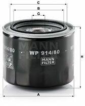 Mann-filter Filtru ulei MANN-FILTER WP 914/80 - automobilus