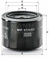 Mann-filter Filtru ulei MANN-FILTER WP 914/80 (WP 914/80)