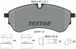 TEXTAR set placute frana, frana disc TEXTAR Q+ 2214701 (2214701)