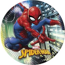  Marvel party tányér Pókember Team Up, 8 db-os 23 cm