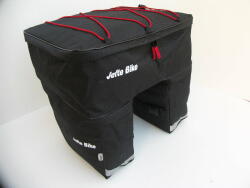 Jefte kerékpáros táska, 45L, szétszedhető, fekete