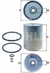 MAHLE filtru combustibil MAHLE KX 24D (KX 24D) - automobilus