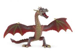 BULLYLAND Bullyland, Repülő sárkány, vörös-barna játékfigura