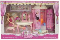 Magic Toys Divatbaba gardróbbal és kiegészítőkkel (MKL169322)
