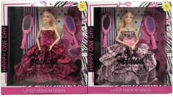 Magic Toys Divatbaba báli ruhában hajkefével - 28 cm (MKL635207)