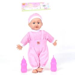 Magic Toys Rongytestű etethető baba kiegészítőkkel - 21 cm (MKL308750)