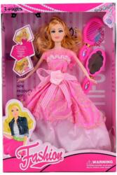 Magic Toys Fashion divatbaba rózsaszín báli ruhában kiegészítőkkel - 29 cm (MKL500918)