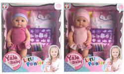 Magic Toys Pisilő baba színezhető felsővel és kiegészítőkkel (MKL258080)