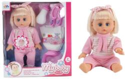 Magic Toys Pisilős baba hanggal, bilivel és pelenkával (MKL146264)