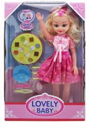 Magic Toys Lovely baba hanggal és konyhai felszereléssel - 46 cm (MKL581054)