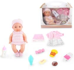 Magic Toys Little Darling baba hanggal és 8db kiegészítővel - 30 cm (MKL398867)