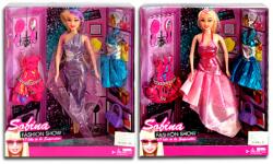 Magic Toys Sofina Fashion Show party ruhás baba extra ruhákkal és kiegészítőkkel (MKF704784)