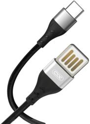 XO NB188 USB-C adatkábel (Szürke) - 1 m, 2.4A, kétoldalas USB csatlakozó