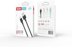 XO NB156 micro USB adatkábel (Fehér) - szilikon borítás, 2.4A