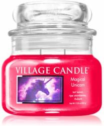 Village Candle Magical Unicorn lumânare parfumată (Glass Lid) 262 g