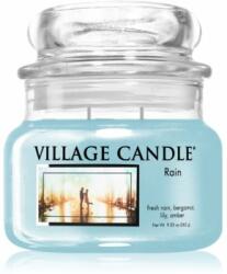 Village Candle Rain lumânare parfumată (Glass Lid) 262 g