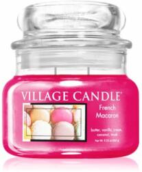 Village Candle French Macaroon lumânare parfumată (Glass Lid) 262 g