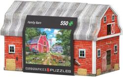 EUROGRAPHICS 550 db-os puzzle - Family farm - fém dobozban (8551-5601)