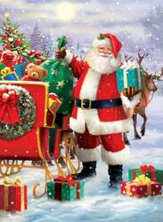 EUROGRAPHICS 6000-5639 - Santa with Sled by Simon Tread - 1000 db-os puzzle