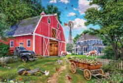 EUROGRAPHICS 8551-5601 - Family farm - 550 db-os puzzle fém dobozban