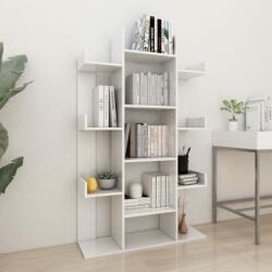 vidaXL Bibliotecă, alb extralucios, 86x25, 5x140 cm, PAL (808906) Biblioteca