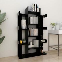 vidaXL Bibliotecă, negru, 86x25, 5x140 cm, PAL (808901) Biblioteca