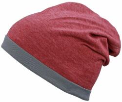 Myrtle Beach (Daiber) Könnyű sapka MB6577 - Borvörös melírozott / sötétszürke | unisex (MB6577-1723455)