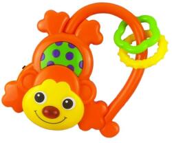 Baby Mix Gyermek zenélő csörgő Baby Mix majmocska narancssárga