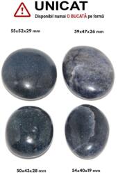 Palm Stone Lazulit Madagascar Natural - 50-59 x 40-52 x 29-19 mm - (XXL) - 1 Buc