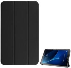 Gigapack Tok álló, bőr hatású (aktív FLIP, oldalra nyíló, TRIFOLD asztali tartó funkció) FEKETE Samsung Galaxy Tab A 10.1 LTE (2016) SM-T585, Samsung Galaxy Tab A 10.1 WIFI (2016) SM-T580 (GP-65175)