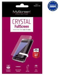 MyScreen CRYSTAL FULLSCREEN képernyővédő fólia (íves, öntapadó PET, nem visszaszedhető, 0.15mm, 3H) ÁTLÁTSZÓ Samsung Galaxy A7 (2018) SM-A750F (M4027CC FS)