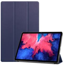 Gigapack Tok álló, bőr hatású (aktív FLIP, oldalra nyíló, TRIFOLD asztali tartó funkció) SÖTÉTKÉK Lenovo Tab P11 (TB-J606F), Lenovo Tab P11 5G (TB-J607Z), Lenovo Tab P11 Plus (TB-J616F) (GP-102452)