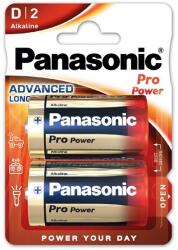 Panasonic PRO POWER tartós elem (LR20, D/góliát, 1.5V, alkáli) 2db /csomag (LR20PPG-2BP) - bluedigital