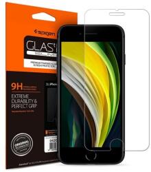 Spigen TR SLIM HD képernyővédő üveg (2.5D, karcálló, tok barát, ujjlenyomat mentes, ultravékony, 0.2mm, 9H) ÁTLÁTSZÓ Apple iPhone 7 4.7, Apple iPhone 8 4.7, Apple iPhone SE 2 (2020), Apple (AGL01374)