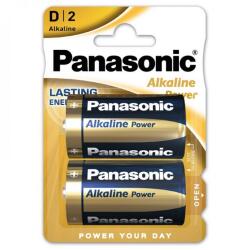 Panasonic tartós elem (LR20, 1.5V, alkáli) 2db /csomag (LR20APB-2BP) - bluedigital