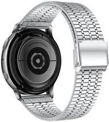 gigapack Pótszíj (univerzális, 20 mm, fém) EZÜST Huawei Watch GT 2 42mm, Samsung Galaxy Watch Active 2 44mm (SM-R820N), Samsung Galaxy Watch Active 2 40mm (SM-R830N), Garmin Fenix 6S, Garmin Fenix 6S Pro, (GP-