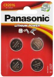 Panasonic gombelem (CR2016EL / 4B, 3V, lítium) 4db / csomag (CR2016EL-4B) - bluedigital