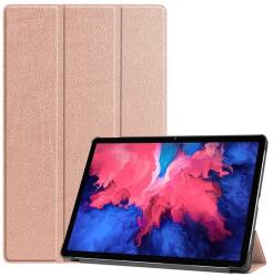 Gigapack Tok álló, bőr hatású (aktív FLIP, oldalra nyíló, TRIFOLD asztali tartó funkció) ROZÉARANY Lenovo Tab P11 (TB-J606F), Lenovo Tab P11 5G (TB-J607Z), Lenovo Tab P11 Plus (TB-J616F) (GP-102451)