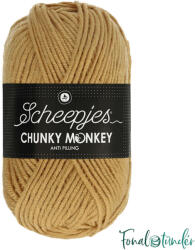 Scheepjes Chunky Monkey 1420 Mellow - sárgás-bézs akril fonal