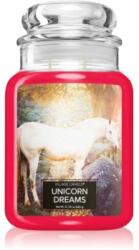 Village Candle Unicorn Dreams lumânare parfumată (Glass Lid) 602 g