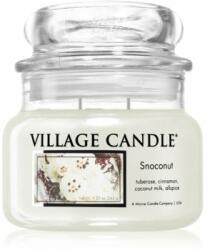 Village Candle Snoconut lumânare parfumată (Glass Lid) 262 g