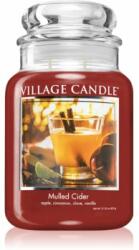 Village Candle Mulled Cider lumânare parfumată (Glass Lid) 602 g