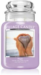 Village Candle Hope lumânare parfumată (Glass Lid) 602 g