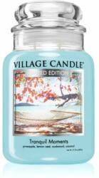 Village Candle Tranquil Moments lumânare parfumată (Glass Lid) 602 g