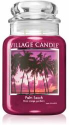 Village Candle Palm Beach lumânare parfumată (Glass Lid) 602 g