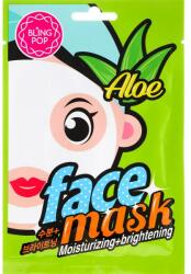 Bling Pop Mască de față - Bling Pop Aloe Moisturizing & Brightening Face Mask 20 ml